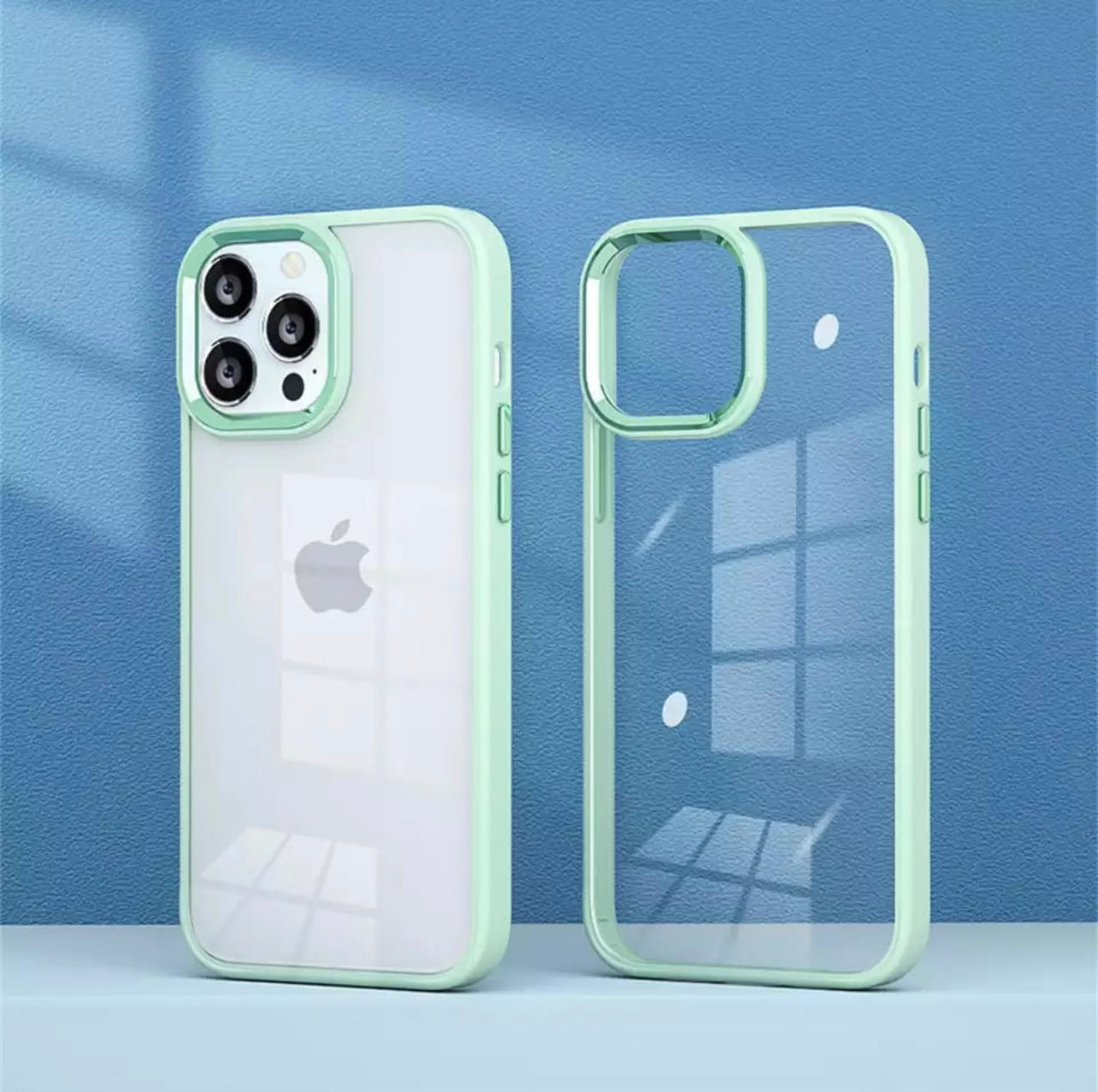 Premium Translucent Clear Hardshell TPU Rubber Borders Phone Case- for Apple iPhone 14 Series - Super Savings Technologies Co.,LTD Premium Translucent Clear Hardshell TPU Rubber Borders Phone Case- for Apple iPhone 14 Series - Super Savings Technologies Co.,LTD